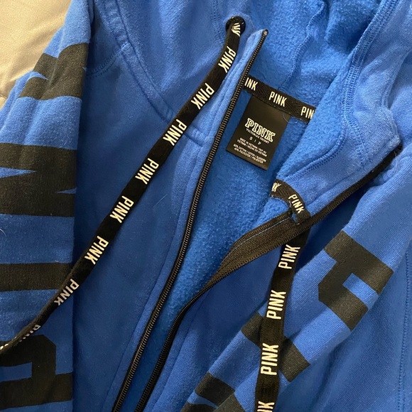 Victorias Secret Pink zip up sweatshirt - Picture 1 of 2